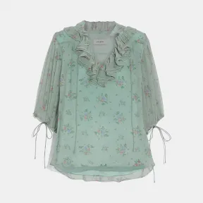 蔻驰/Coach Prairie花束印花上衣 72539 ONB