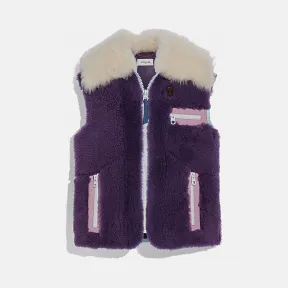 蔻驰/Coach  羊毛皮背心 72552_L38_0