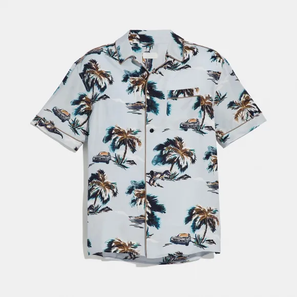 蔻驰/Coach 印花睡衣衬衫 72595 BLMC