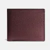 蔻驰/Coach  十字纹皮革紧凑型证件钱包 75096_OXB