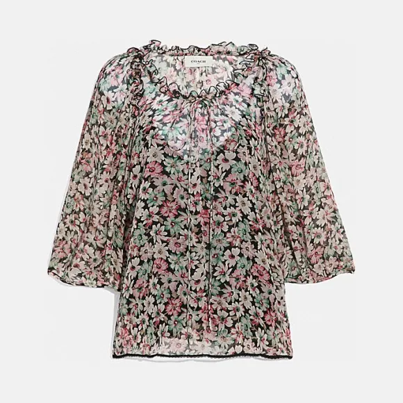 蔻驰/Coach 花边上衣 75686 M84