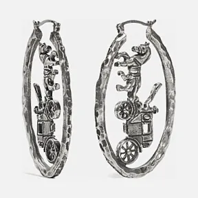 蔻驰/Coach COACHMAN耳环 75937 SLV