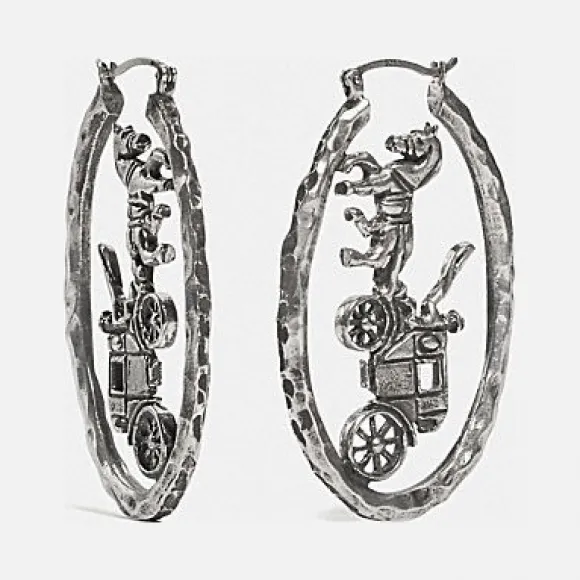 蔻驰/Coach COACHMAN耳环 75937 SLV