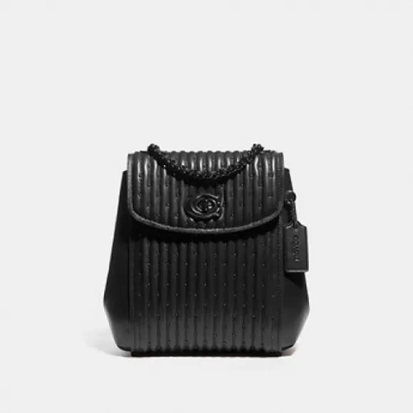 蔻驰/Coach Parker Convertible Backpack 16 With Quilting And Rivets76362V5Blk