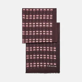 蔻驰/Coach  经典印花真丝长方形围巾 79643_OXB_ONE