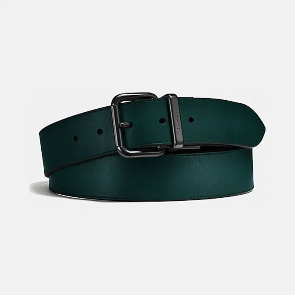 蔻驰/Coach 牛仔针扣可裁剪双面抛光皮革皮带 87091 MJ7