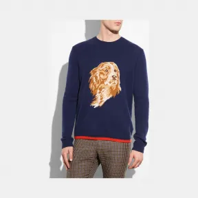 蔻驰/Coach DOG嵌花针织衫 87508 NAV