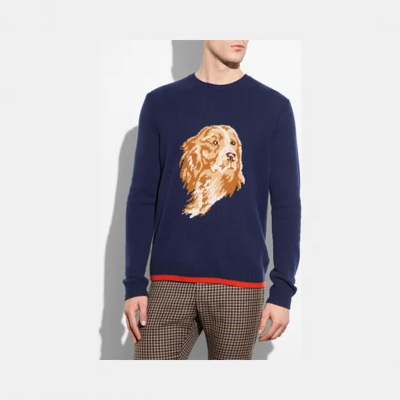 蔻驰/Coach DOG嵌花针织衫 87508 NAV