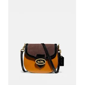 蔻驰/Coach Kat系列 女士 拼色KAT 20号马鞍包 88231_B4PN6