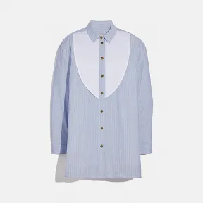 蔻驰/Coach  拼色条纹棉质女士衬衫 88429_LBL_0