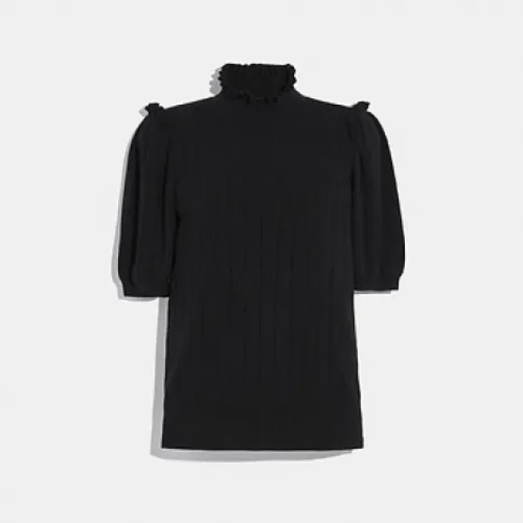 蔻驰/Coach Short Sleeve Turtleneck88445Chr