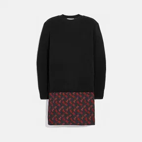 蔻驰/Coach 女士 马车提花图案女士飘带衬衫 88461_CRM