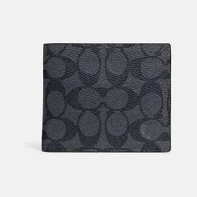 蔻驰/Coach   经典标志帆布三用式钱包 916-MI5