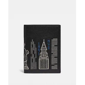 蔻驰/Coach 星尘城市天际线护照包 C1032-BLC