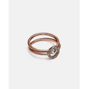 蔻驰/Coach 光环密镶戒指套装 C1086-B7M-6