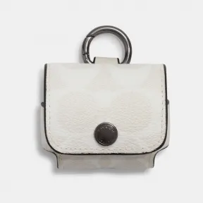 蔻驰/Coach 大号标志性帆布无线耳机盒 C1618-QBCHK