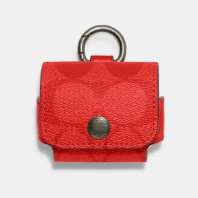 蔻驰/Coach 大号标志性帆布无线耳机盒 C1618-QBQRG