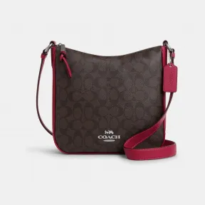 蔻驰/Coach Ellie 标志性帆布文件袋 C1649-SVWGF