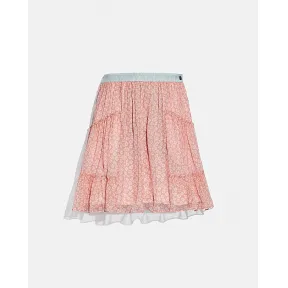 蔻驰/Coach 丹宁腰头迷你裙 C5009-QR7-12