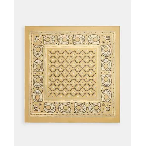 蔻驰/Coach HERITAGE印花大手帕 C5278-YLW-ONE