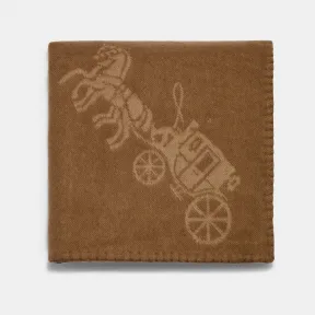 蔻驰/Coach 马和马车印花毯子 C6413-KHA-ONE