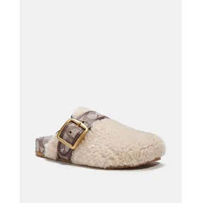 蔻驰/Coach 羊毛皮木屐 C6463-NAT-9.5B