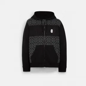 蔻驰/Coach 标志性全拉链连帽衫 C7817-R8E-S