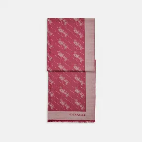 蔻驰/Coach 马车图案圆点印花披巾 C8367-C0X