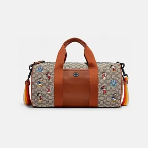 蔻驰/Coach 0VCOC 提花织物 经典标志米奇和朋友们刺绣DISNEY X COACH旅行包 C8493-0VCOC
