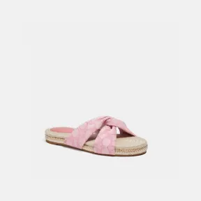 蔻驰/Coach Charli 草编鞋 C8908-PIN-8.5-B