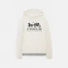 蔻驰/Coach 米白色 马车图案连帽卫衣 C9113-CRM-XXS