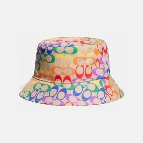 蔻驰/Coach 彩虹色经典标志渔夫帽 C9122-L38