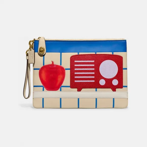 蔻驰/Coach 女士 B4／象牙白色 手腕包 CA222-B4-IY