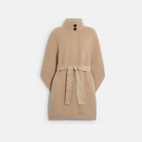 蔻驰/Coach 双面羊毛斗篷 CA489-OTM-XS-S