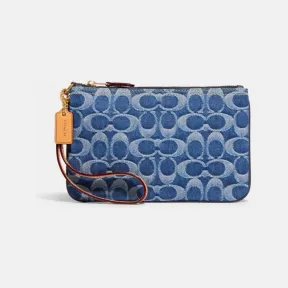 蔻驰/Coach 女士 B4／混合靛藍色午夜海軍藍色 手腕包 CA538-B4UDF