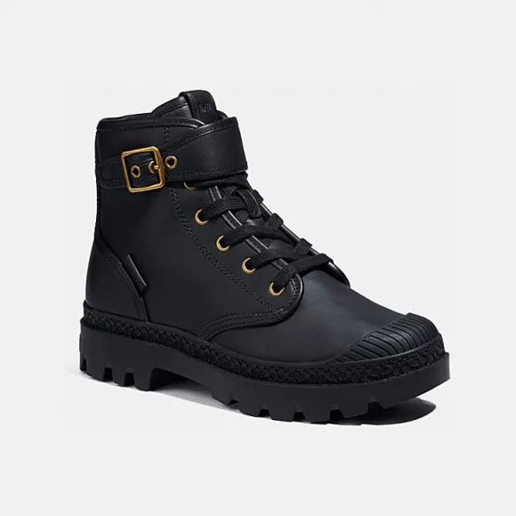 蔻驰/Coach 黑色 TROOPER中帮靴 CB068-BLK-11B