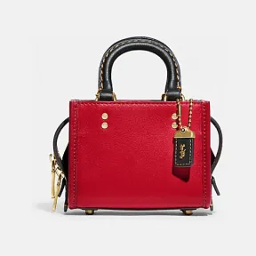 蔻驰/Coach B4UP7 皮革 拼色ROGUE 12号迷你手袋 CC482-B4UP7