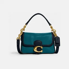 蔻驰/Coach B4UPE 皮革 拼色TABBY 13号迷你手袋 CC483-B4UPE