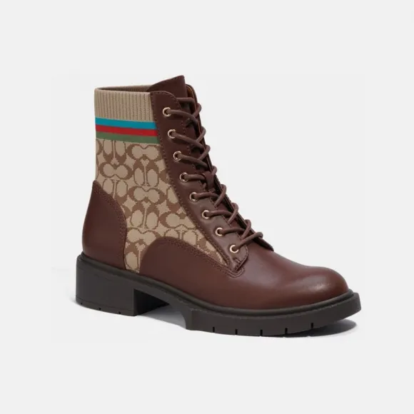 蔻驰/Coach Livia 标志性针织短靴 CC755-RMU-5-B