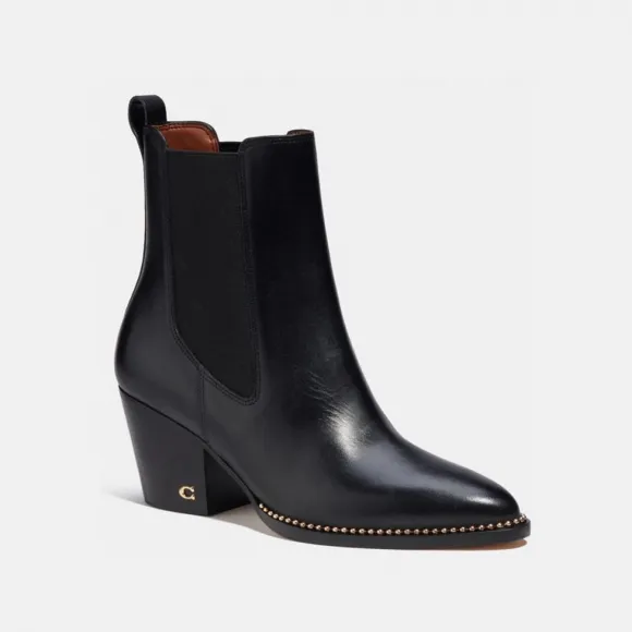 蔻驰/Coach 皮尔斯短靴 CC786-BLK-7.5-B