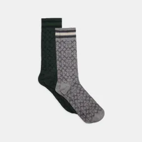 蔻驰/Coach 标志性小腿长袜 CE281-V8P