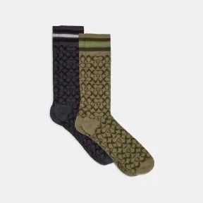 蔻驰/Coach 标志性小腿长袜 CE281-VP8