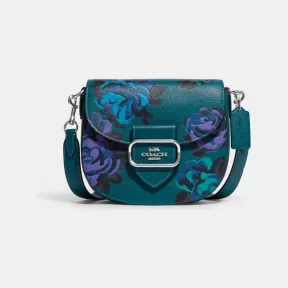 蔻驰/Coach Morgan 大号花卉印花马鞍包 CE575-SVV2L