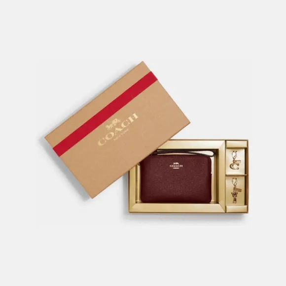 蔻驰/Coach 盒装角拉链腕带 CF547-IMBCY