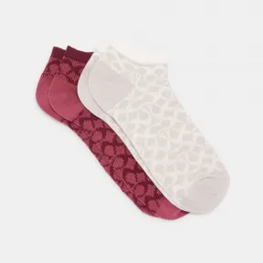 蔻驰/Coach 标志性短袜 CH395-VSN