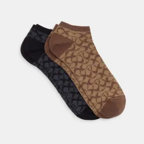 蔻驰/Coach 标志性短袜 CK702-KH-BKONE