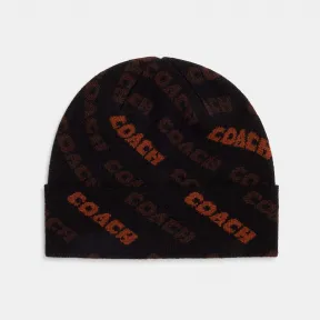 蔻驰/Coach Coach 文字针织毛线帽 CK711-BK-SD