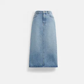 蔻驰/Coach 丹宁长裙 CM292-BLU