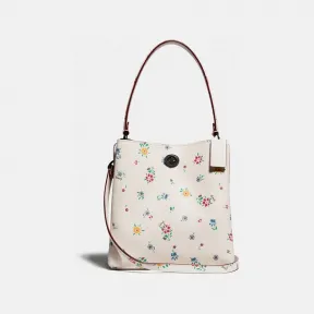 蔻驰/Coach 女士 野花印花CHARLIE 21号水桶包 1041_V5CHK