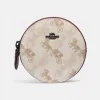 蔻驰/Coach  马车图案印花圆形零钱包 151_V5PUU